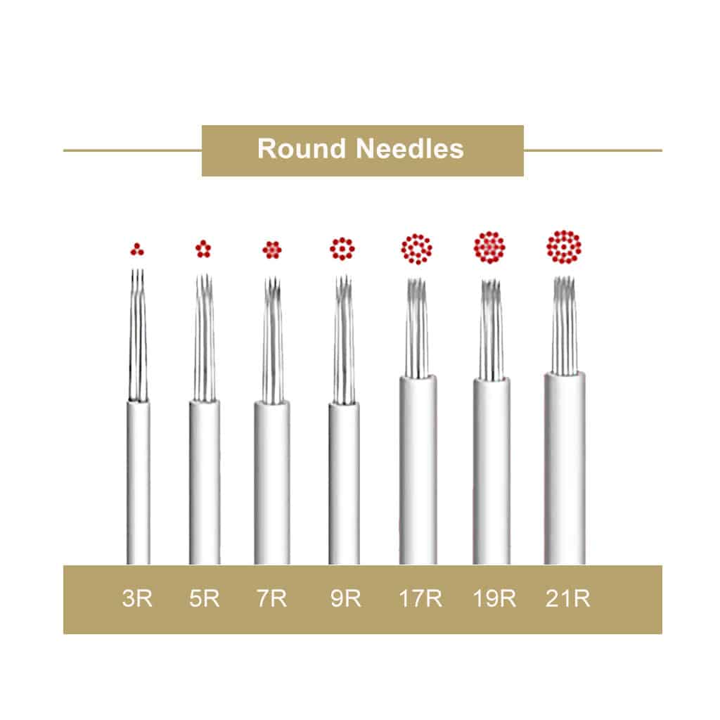 Round Shading Needles LASH Vegas